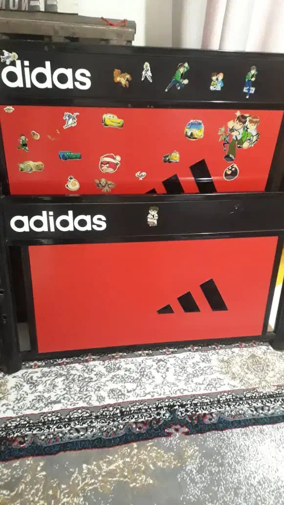 تخت نوجوان آدیداس|تخت و سرویس خواب|لنگرود, |دیوار