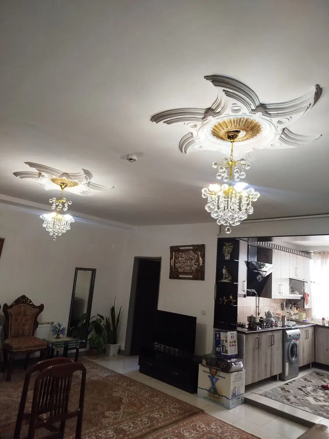 لوستر|لوستر و چراغ آویز|اراک, |دیوار