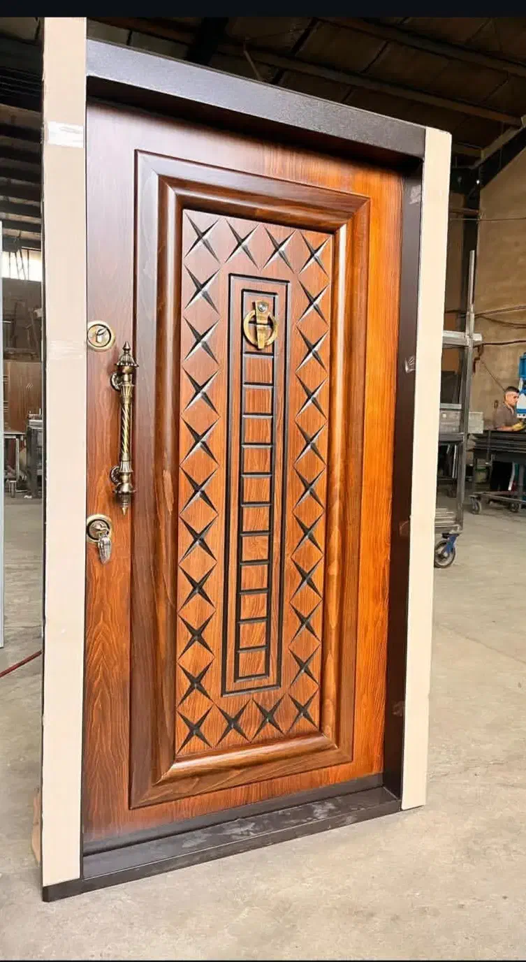 درب ضد سرقت طرح مدرن، نرده، نما کامپوزیت کد F151|مصالح و تجهیزات ساختمان|نور, |دیوار