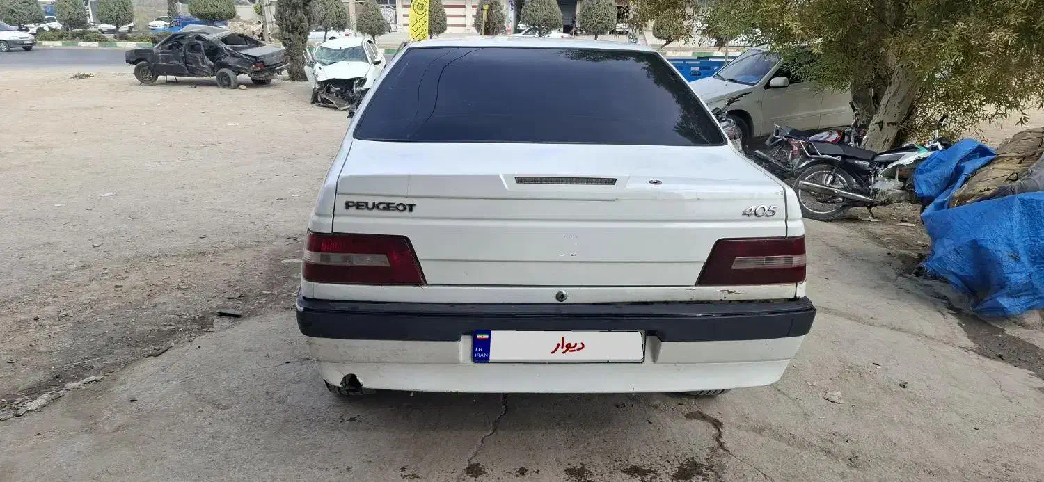 پژو۴۰۵ slx موتور معمولی تصادفی مدل ۹۰|خودرو سواری و وانت|فیروزآباد (فارس), |دیوار