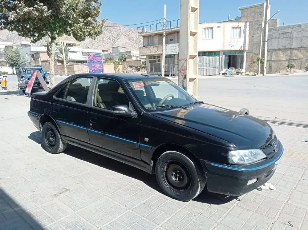 پژو پارس مشکی عروسک داشبورد جدید|خودرو سواری و وانت|لردگان, |دیوار