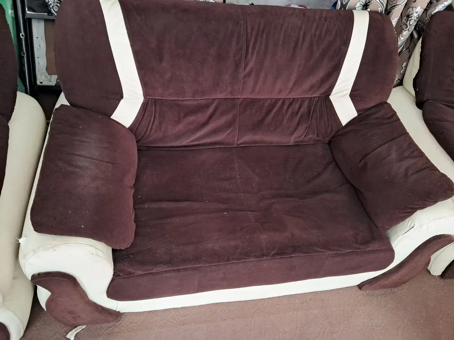 فروش مبل ۷نفره راحتی|مبلمان خانگی و میز عسلی|زید آباد, |دیوار