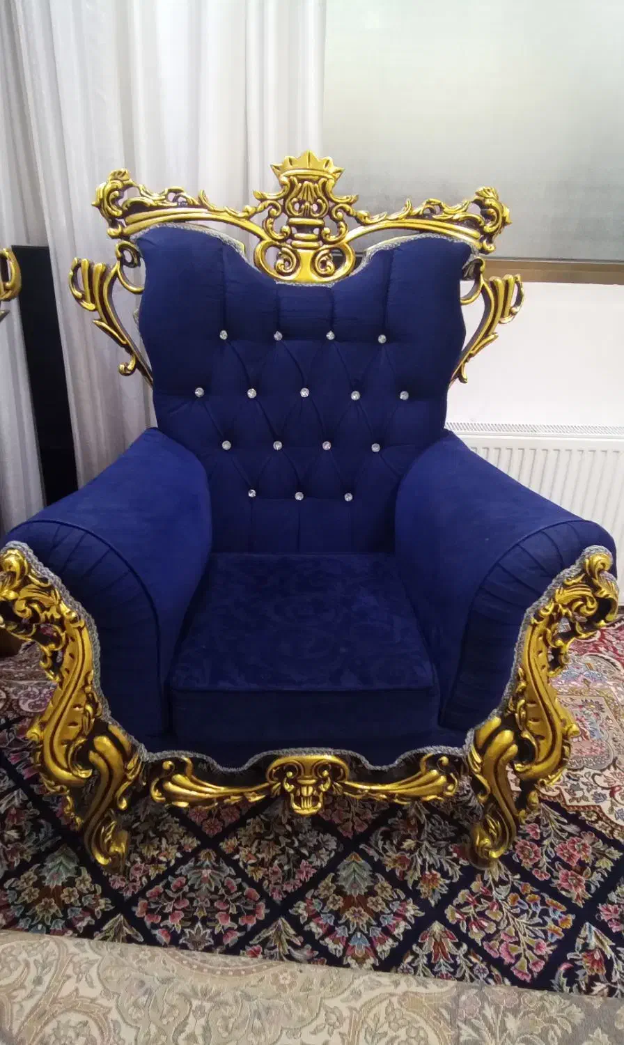 مبل هفت نفره سلطنتی|مبلمان خانگی و میز عسلی|سیرجان, |دیوار