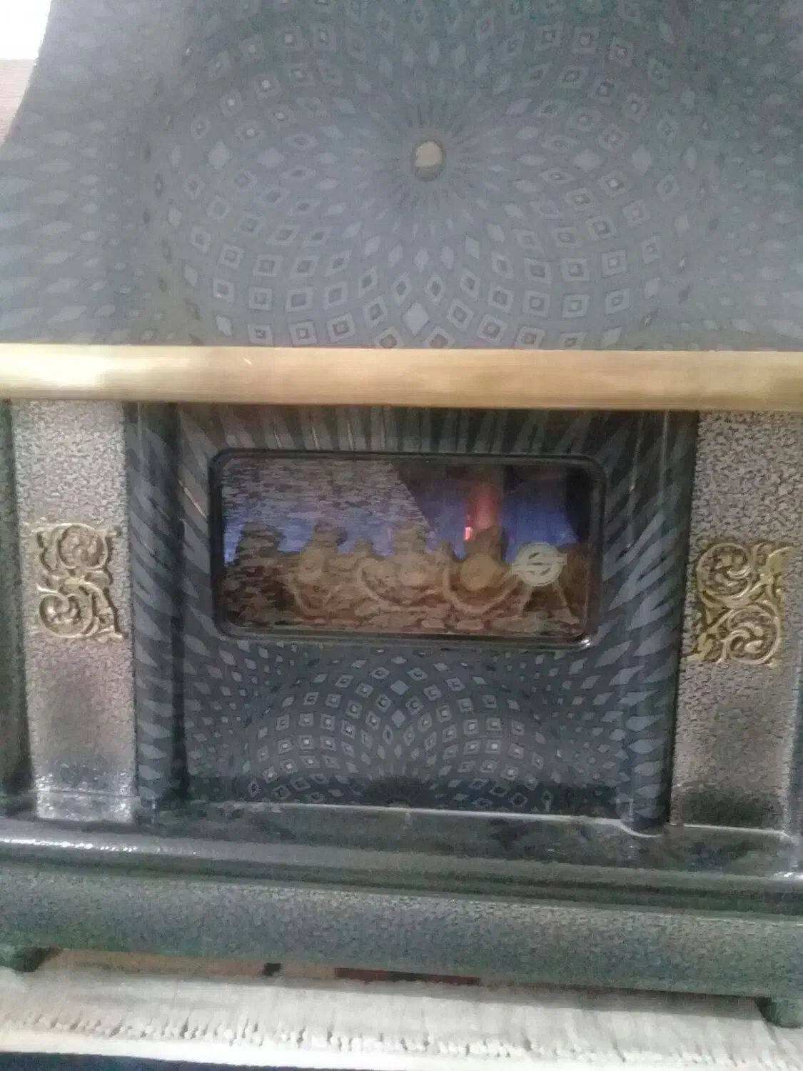 بخاری ایسان خزر|بخاری، هیتر، شومینه|شیراز, نارنجستان|دیوار