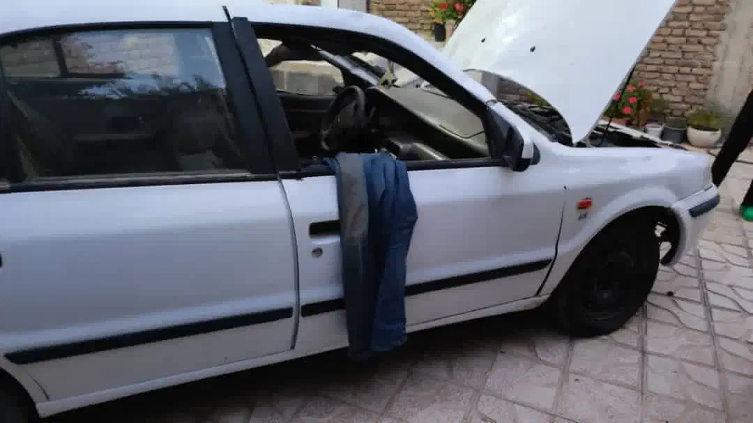 سمند ef7 دوگانه تصادفی مدل ۹۶|خودرو سواری و وانت|نقده, |دیوار