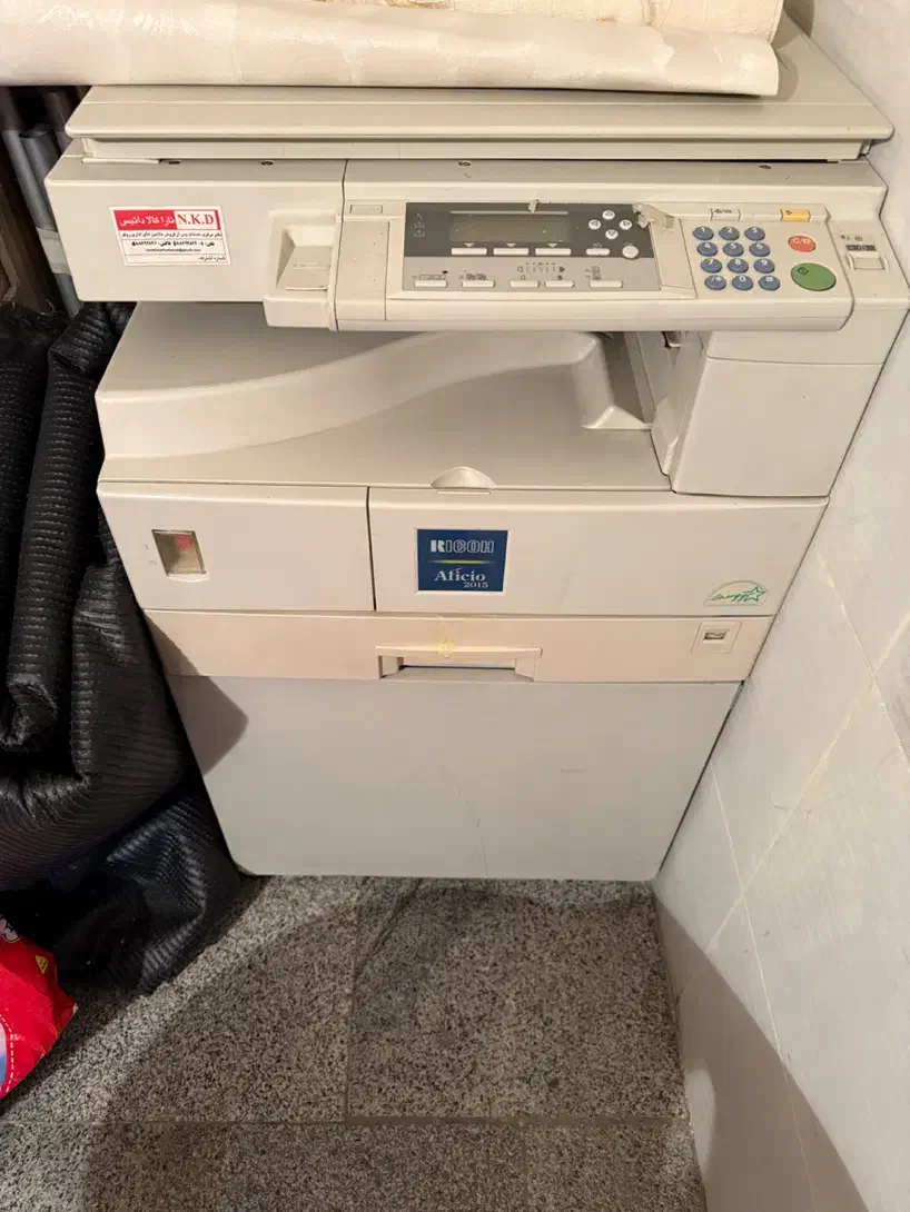 دستگاه کپی ریکو ۲۰۱۵|پرینتر، اسکنر، کپی، فکس|تهران, سعادت‌آباد|دیوار