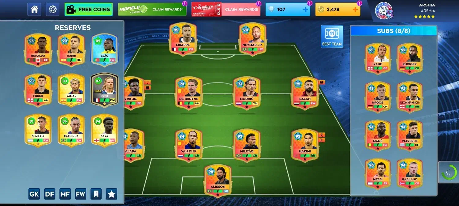 dls دریم لیگ|کنسول، بازی ویدئویی و آنلاین|اراک, |دیوار