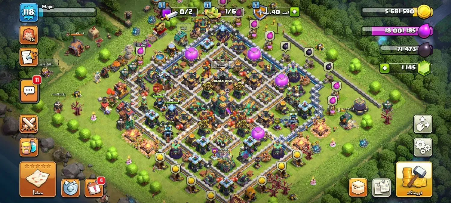 اکانت کلش آف کلنس فروشی|کنسول، بازی ویدئویی و آنلاین|تاکستان, |دیوار