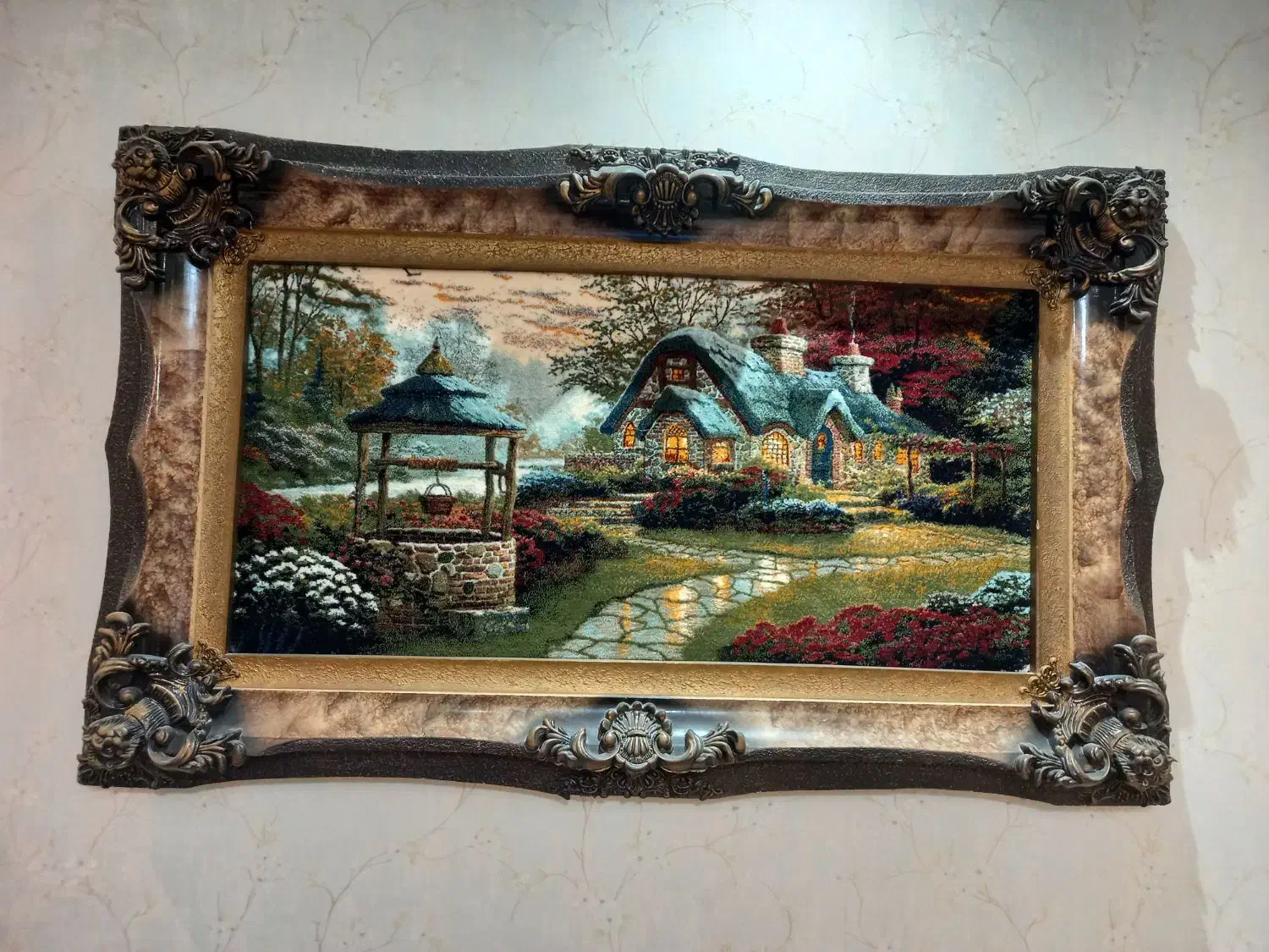 تابلو فرش|تابلو فرش|گلستان (تهران), |دیوار