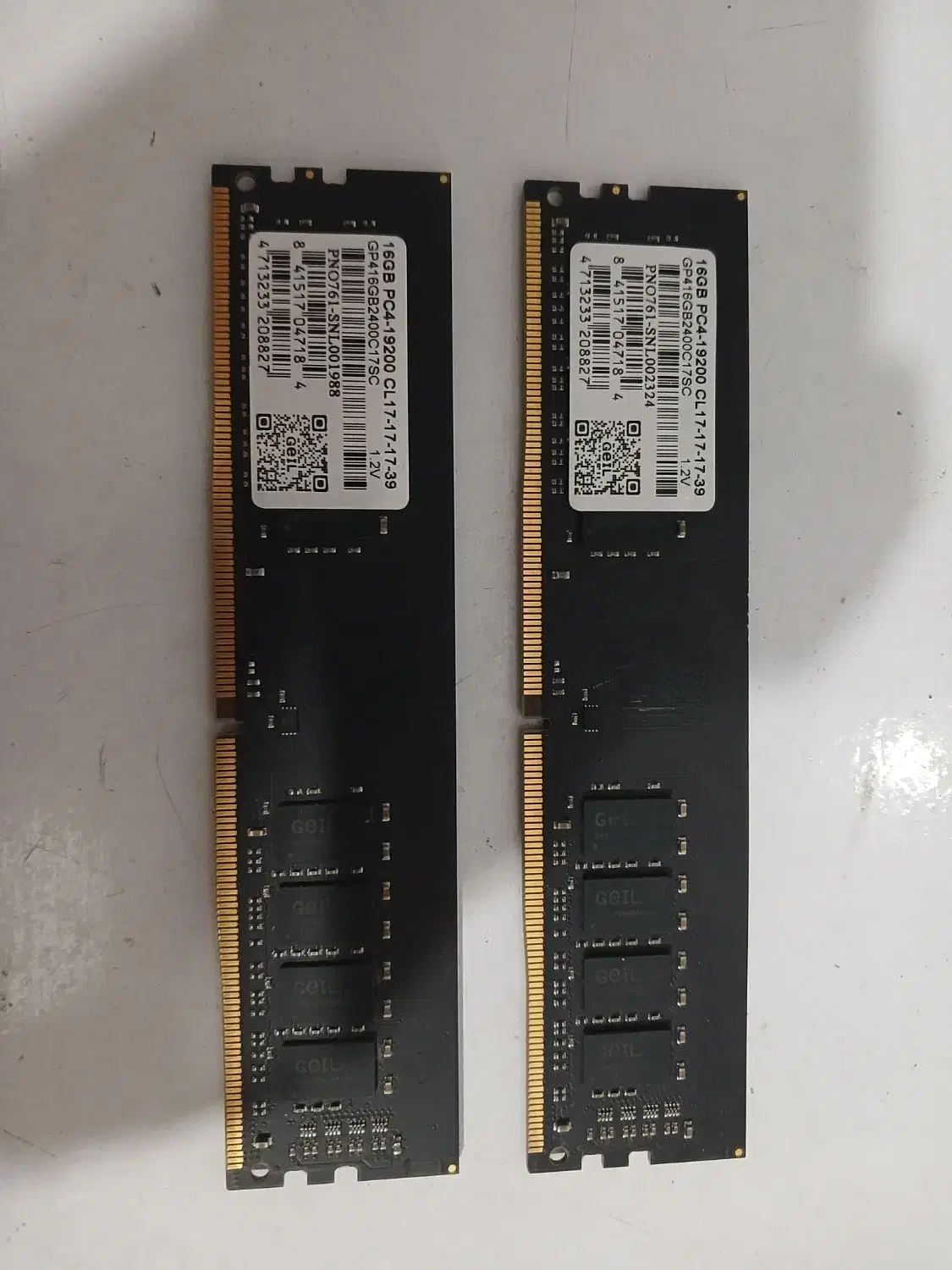 ۲عدد رم ۱۶ گیگ ddr4|قطعات و لوازم جانبی رایانه|رشت, اسماعیل آباد|دیوار