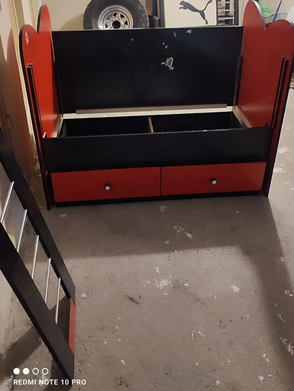 تخت کودک همراه تشک|تخت و سرویس خواب|ایلام, |دیوار