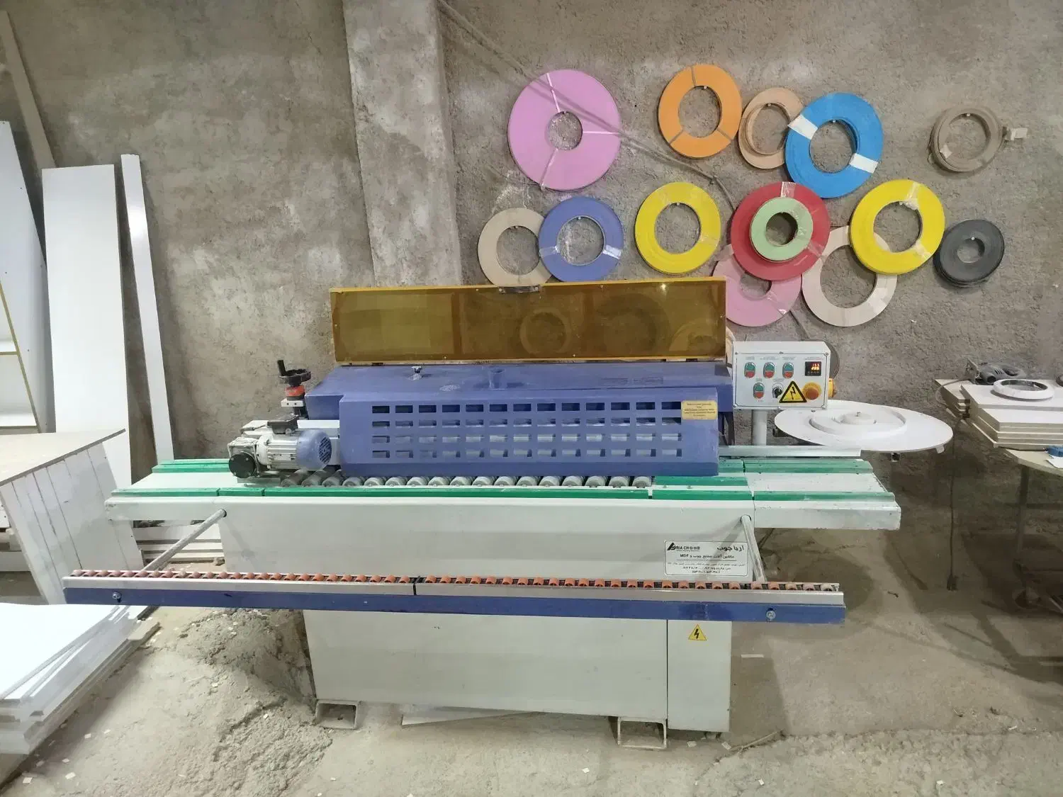 دستگاه لبه چسبان دورکن پمپ باد|ماشین‌آلات صنعتی|نیشابور, باغرود|دیوار