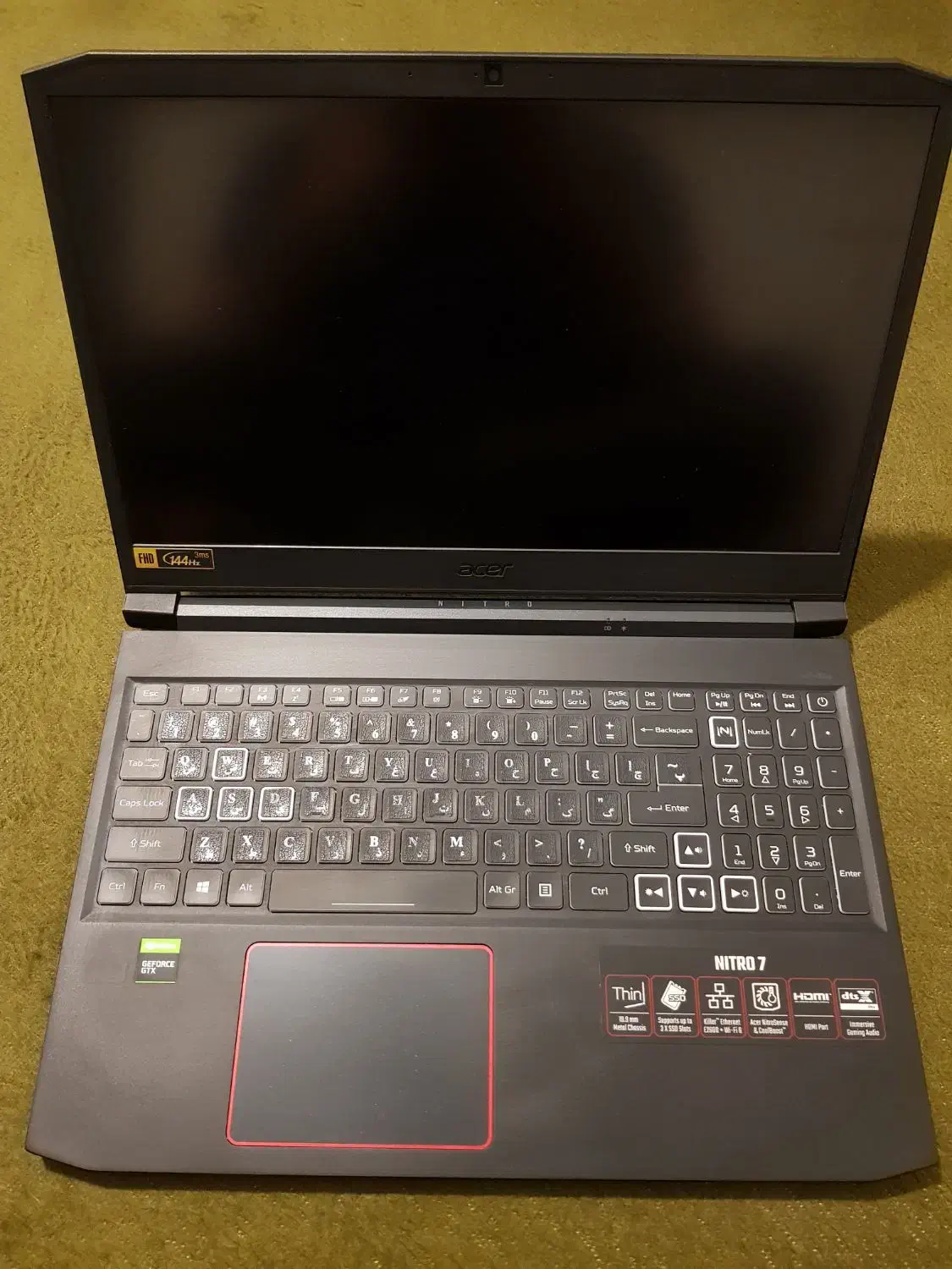 فروش لپ تاپ گیمینگ ایسر نیترو ۷|رایانه همراه|سرپل ذهاب, |دیوار