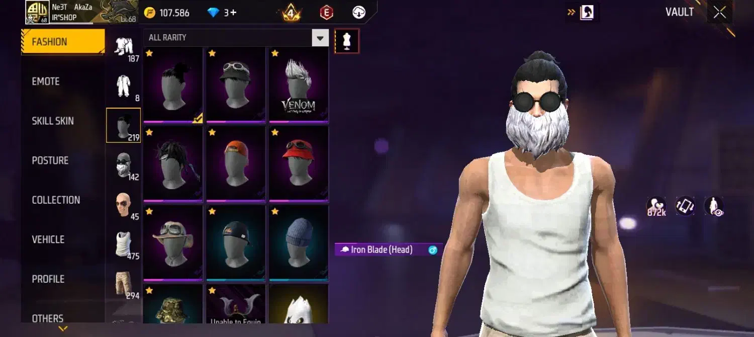 اکانت قدیمی فری فایر|کنسول، بازی ویدئویی و آنلاین|بم, |دیوار