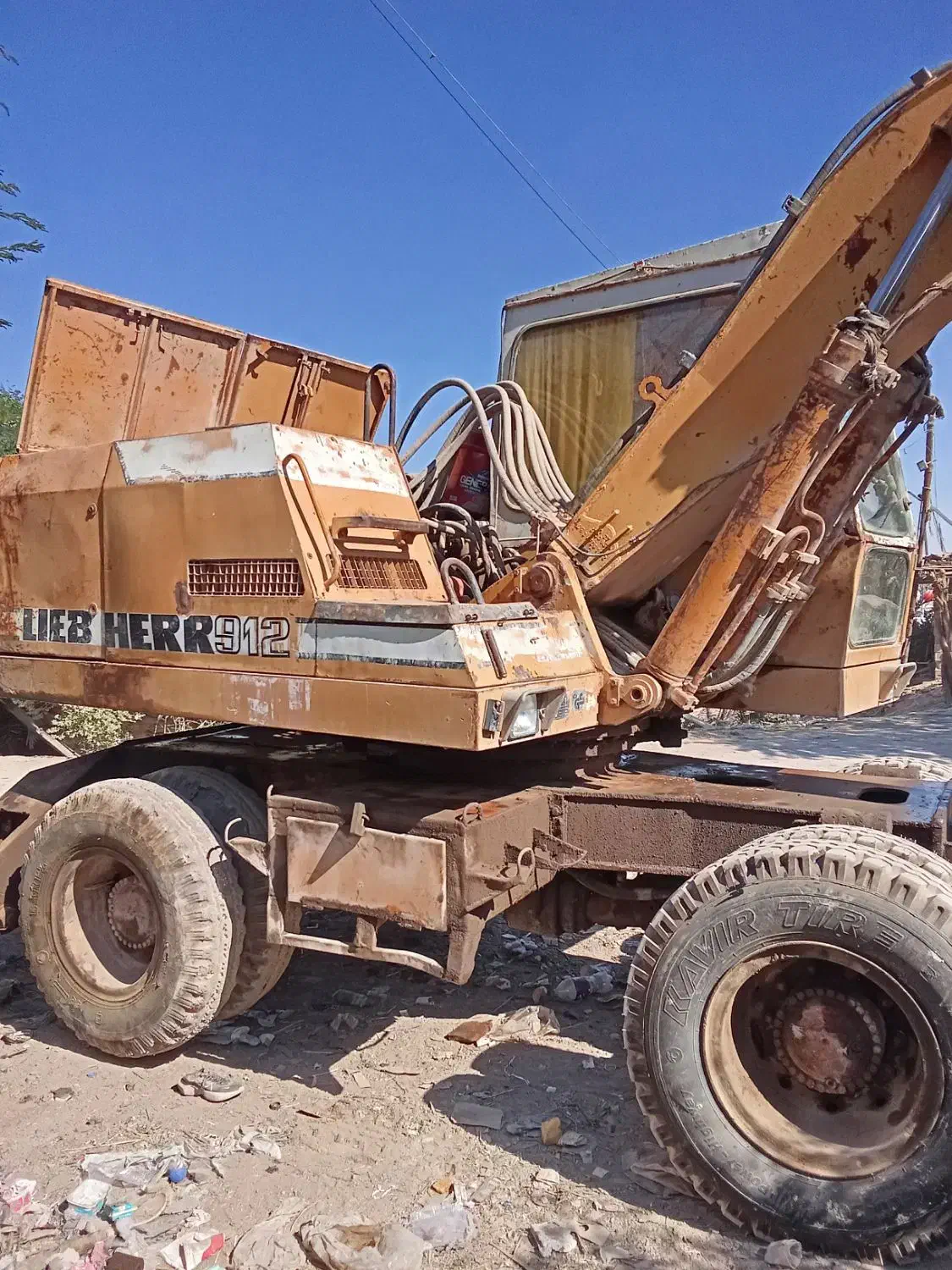 فروش بیل مکانیکی چرخ لاستیکی ۹۱۲|خودرو سنگین|آبادان, |دیوار