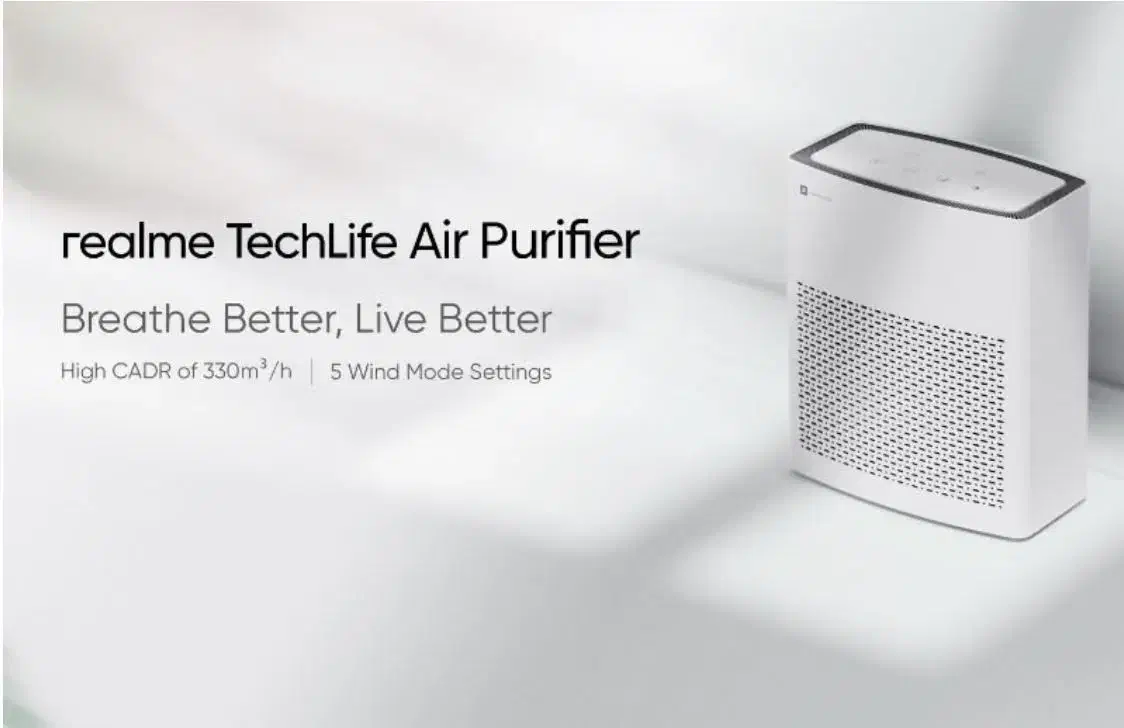 دستگاه تصفیه هوا realme techlife|پنکه و تصفیهکنندهٔ هوا|تهران, شیخ هادی|دیوار