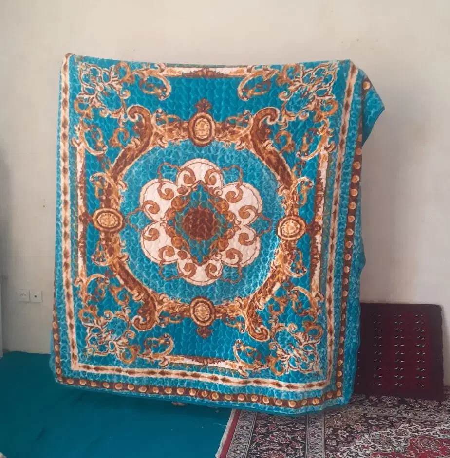 پتو گلبافت|رختخواب، بالش، پتو|ایلام, |دیوار