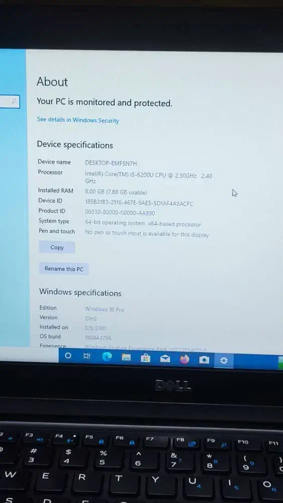 لپ تاپ  مهندسی Dell i5-6200U رم8 و ssd128|رایانه همراه|تهران, نازی‌آباد|دیوار