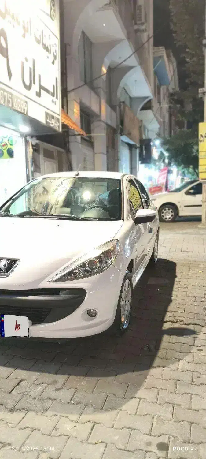 ۲۰۷ مدل ۱۴۰۰ بی رنگ|خودرو سواری و وانت|گرگان, |دیوار