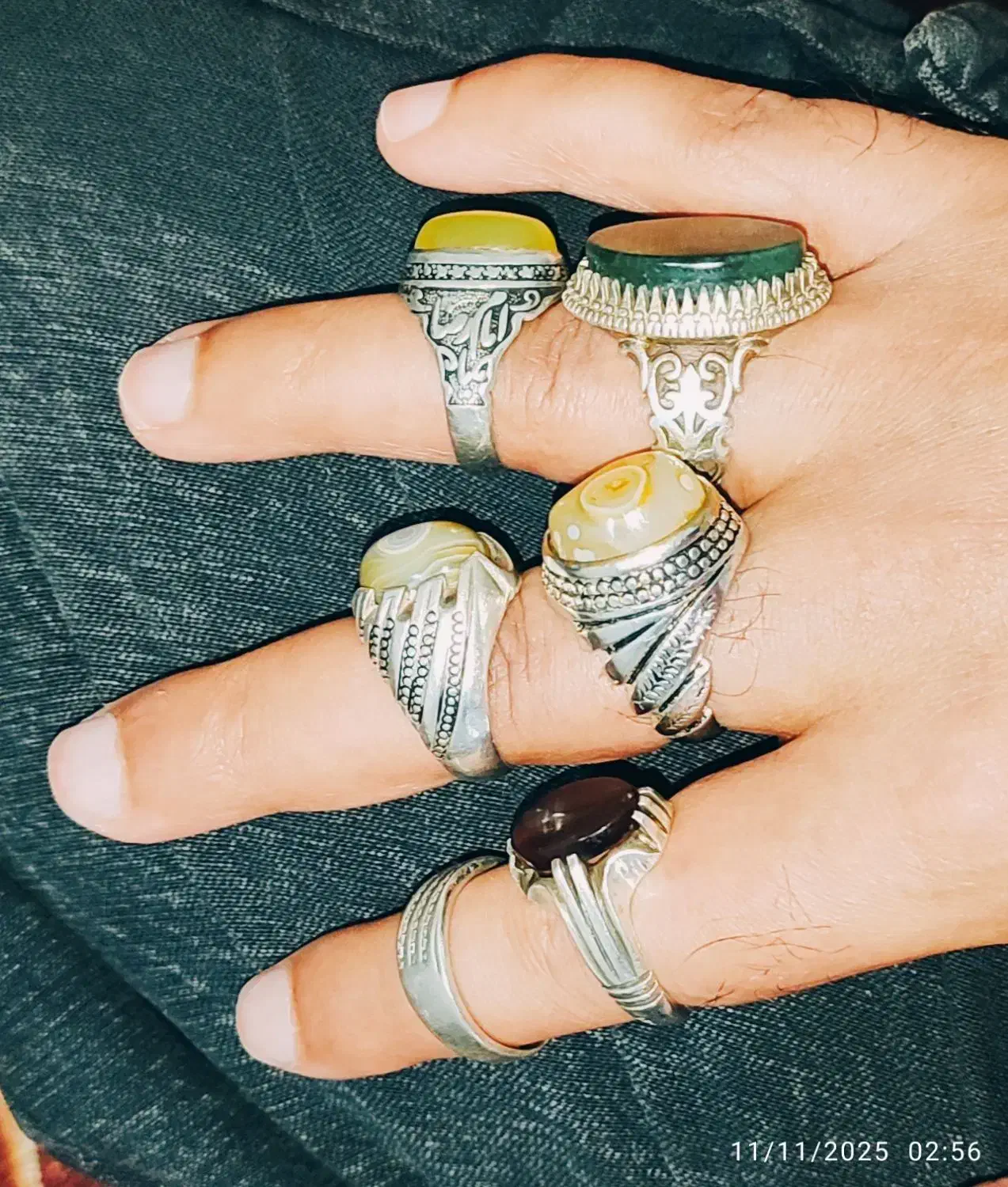 انگشترای نقره|کلکسیون و سرگرمی|رامهرمز, |دیوار