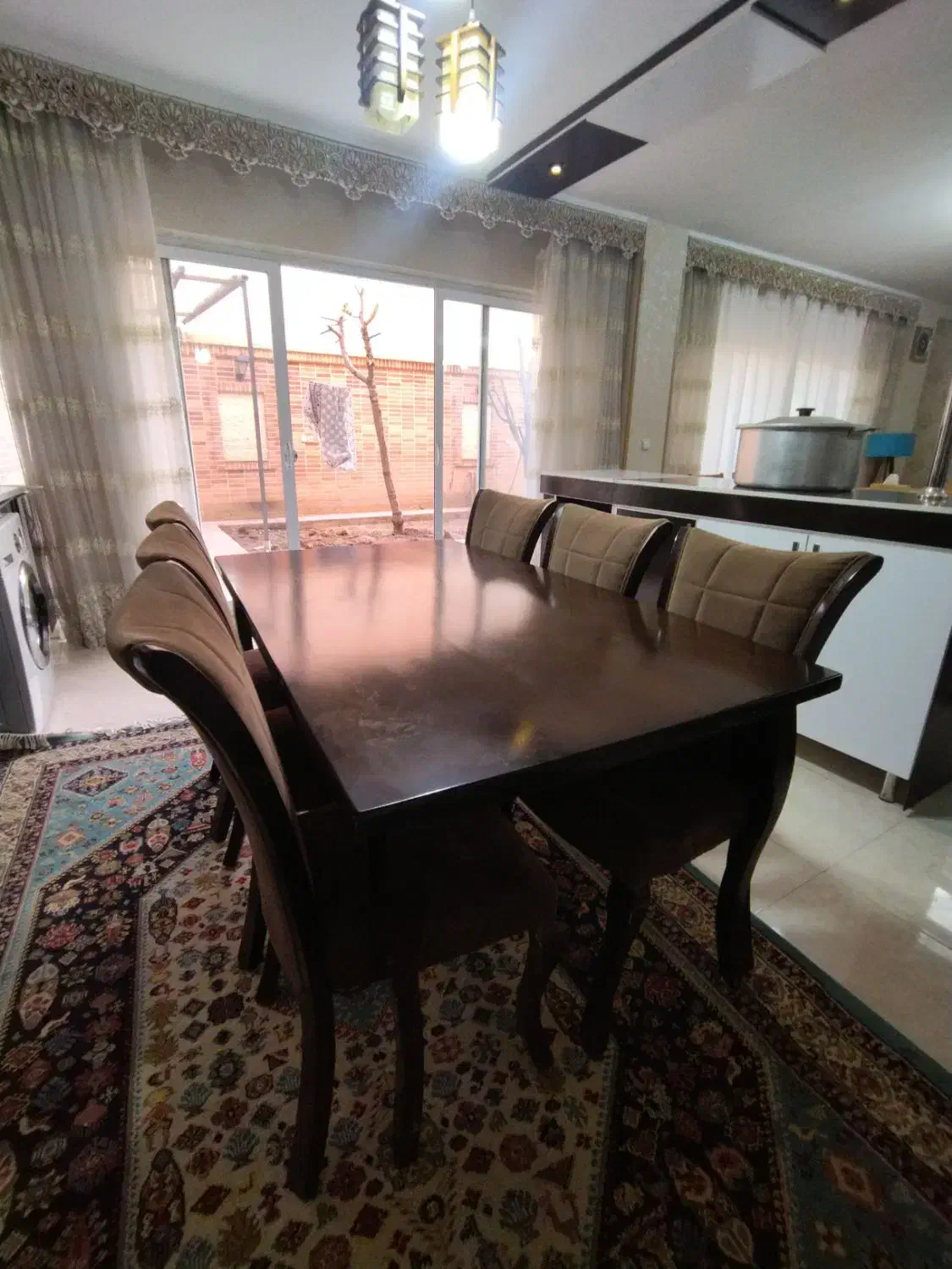 میز و صندلی 6نفره|میز و صندلی غذاخوری|آباده, |دیوار