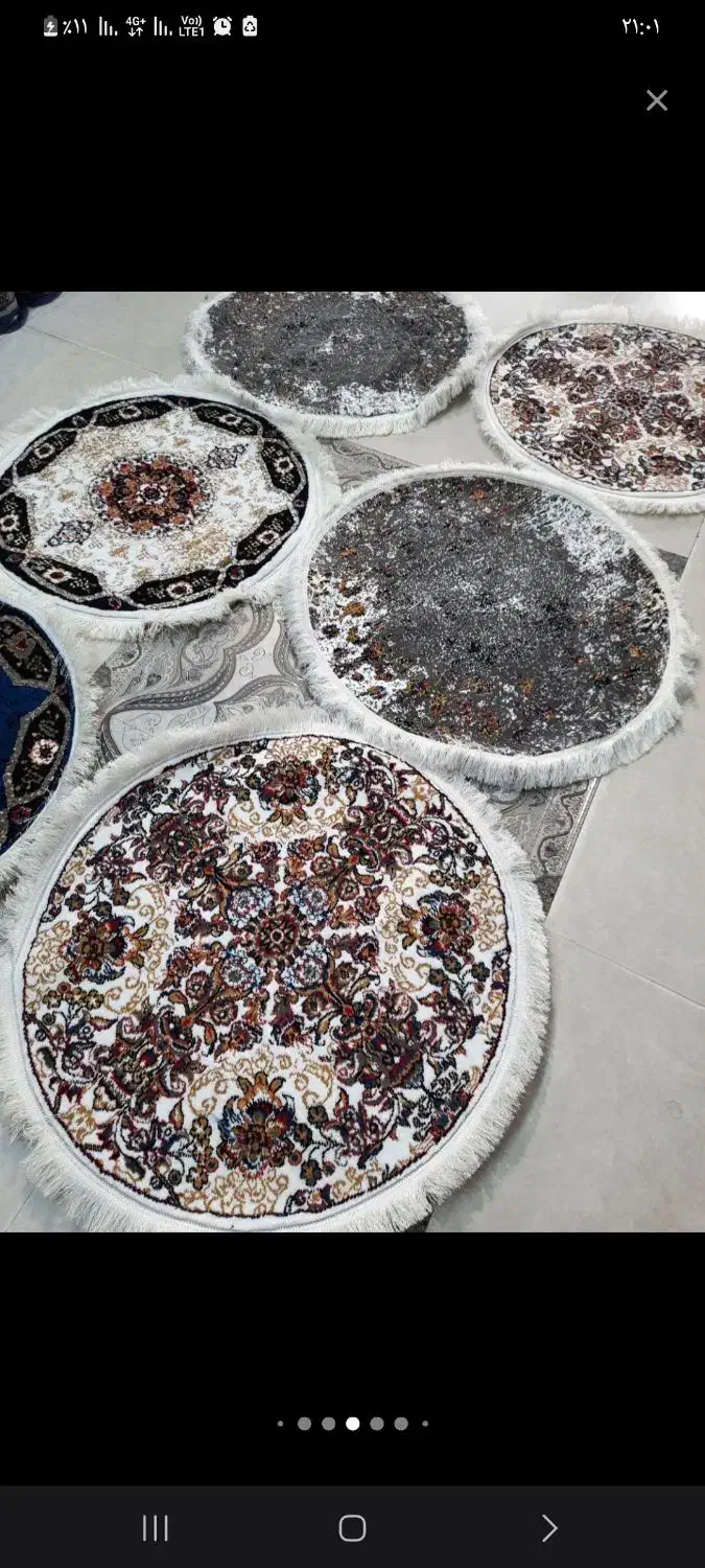 گرد بیضی فرش گرد وبیضی درابعاد واندازه دلخواه شما|فرش|پرند, فاز ۶|دیوار