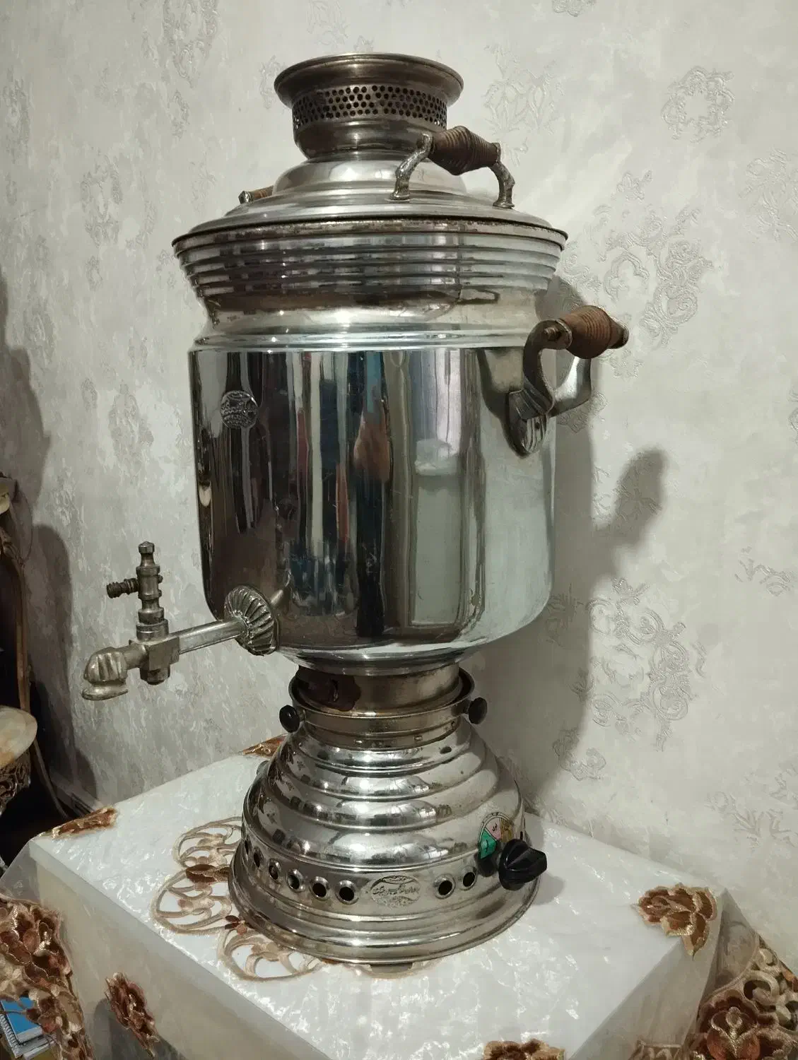 سماور قاضی ۲۰ لیتری|سماور، چای‌ساز، قهوه‌ساز|بهارستان, |دیوار