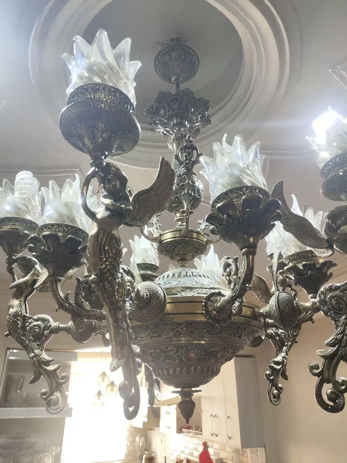 لوستر برنز|لوستر و چراغ آویز|تهران, خانی آباد نو جنوبی|دیوار