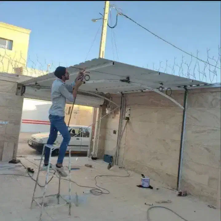 جوشکاری و لوله کشی نصب واجرای انواع سقف های شیبدار|خدمات پیشه و مهارت|گناباد, |دیوار