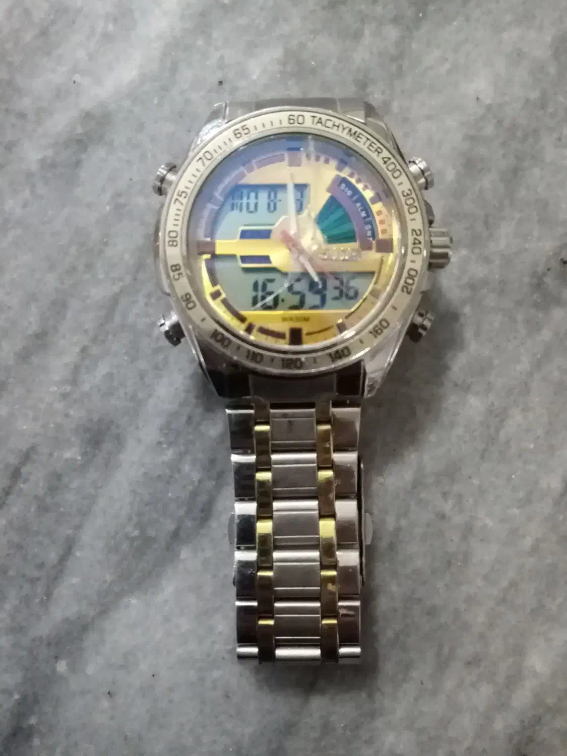 ساعت اصلی رنگ ثابت چند کاره|ساعت|تربت‌حیدریه, مسجد جامع|دیوار