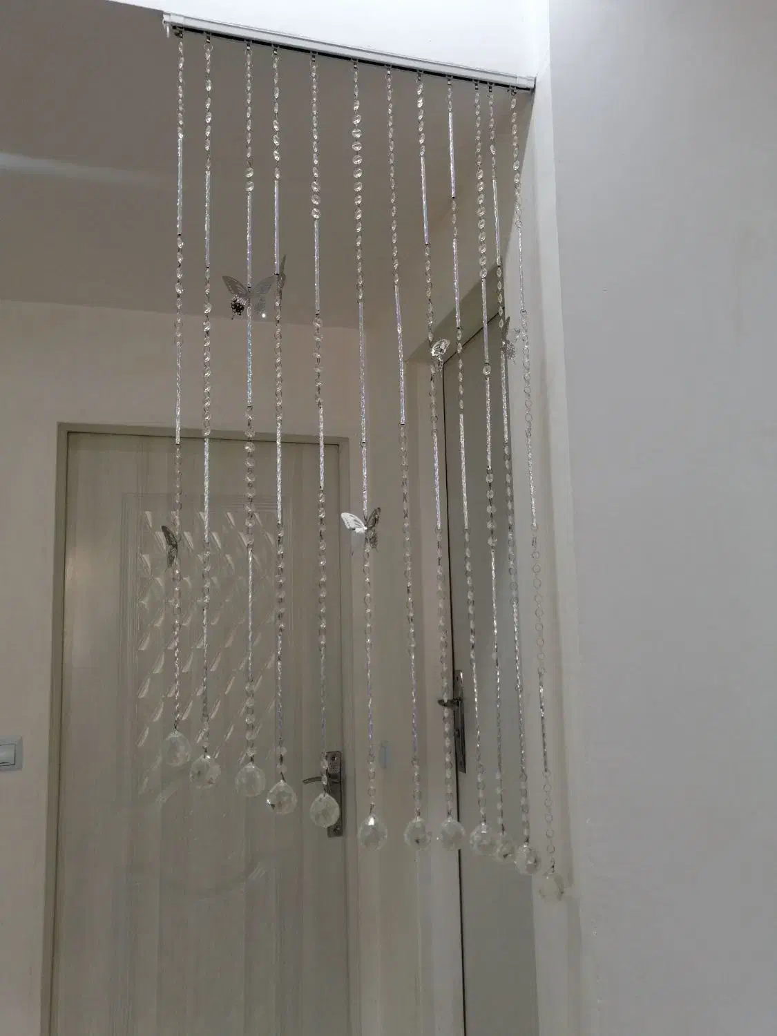 پرده کریستال خوش نما|پرده، رانر، رومیزی|مشکیندشت, |دیوار