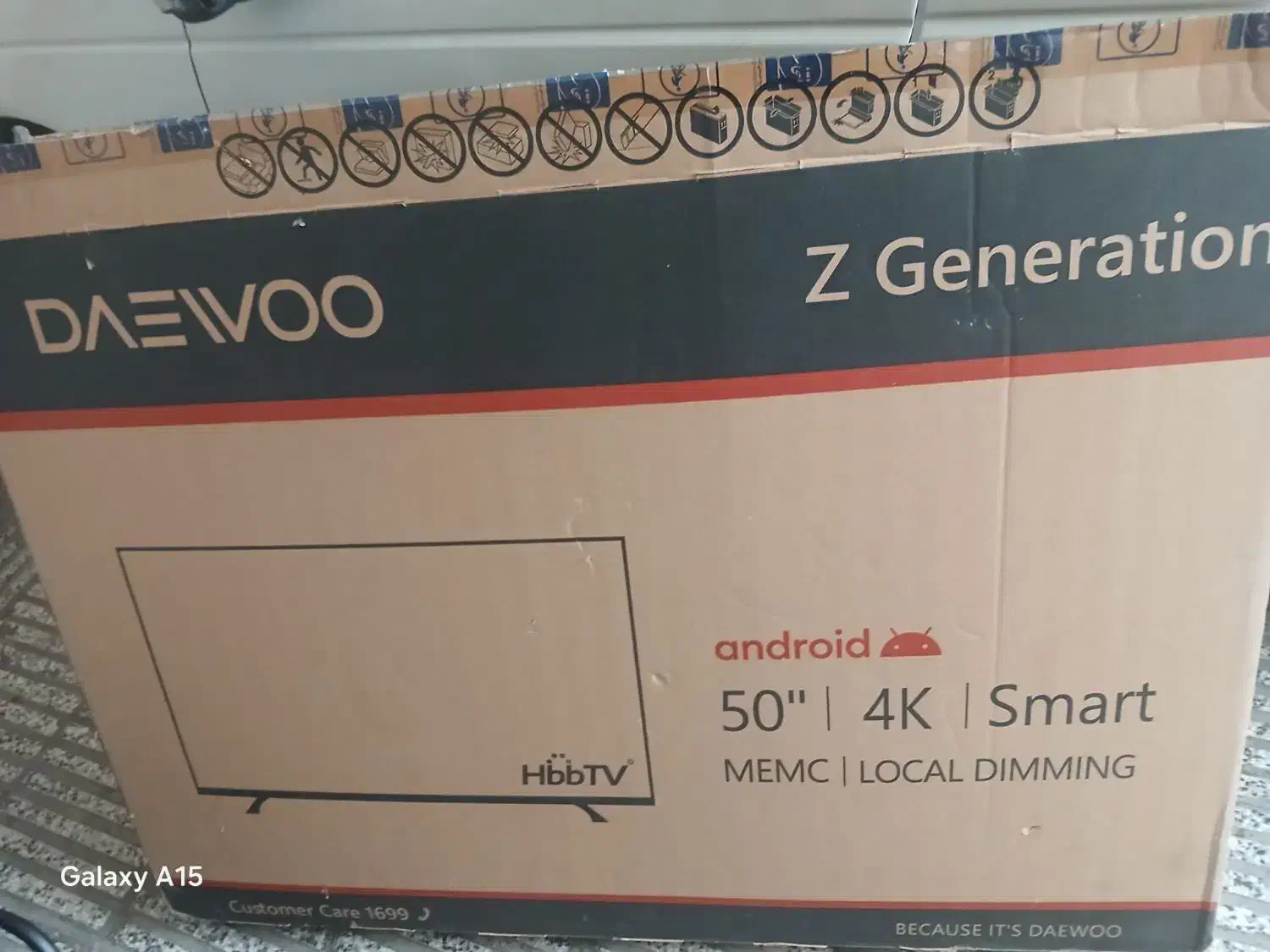 تلوزیون دوو50اینچ|تلویزیون و پروژکتور|آزادشهر, |دیوار