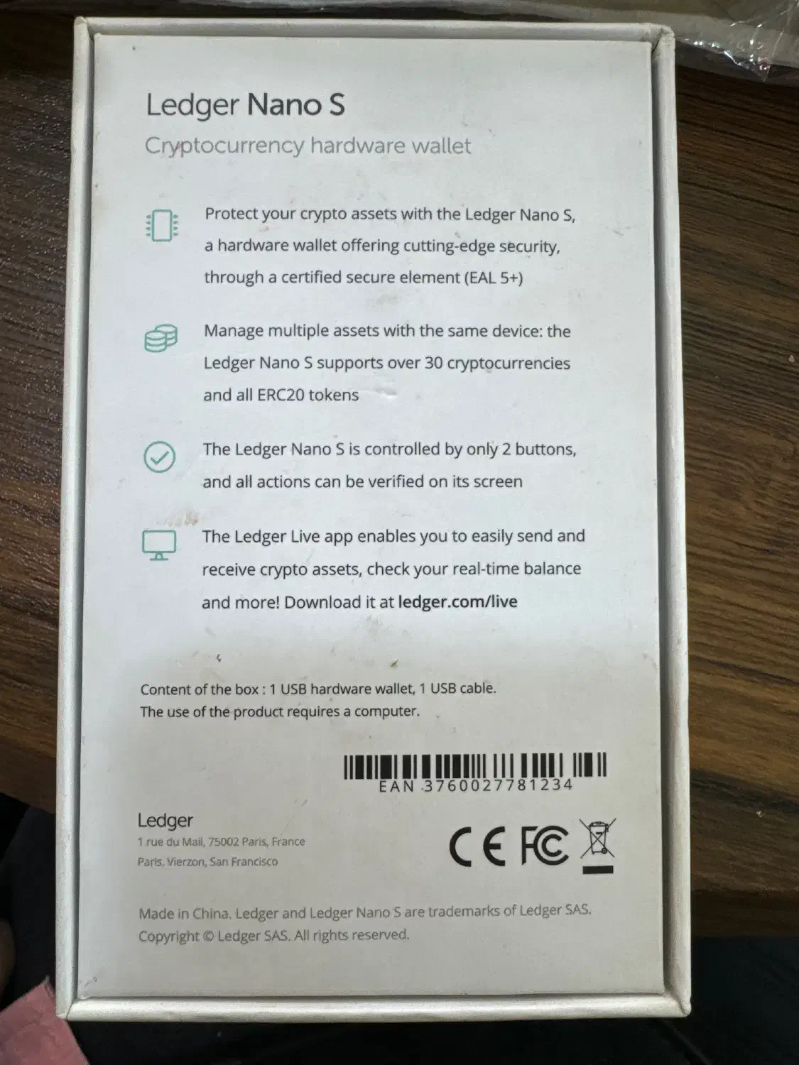 Ledger nano s|رایانه رومیزی|تهران, ولنجک|دیوار