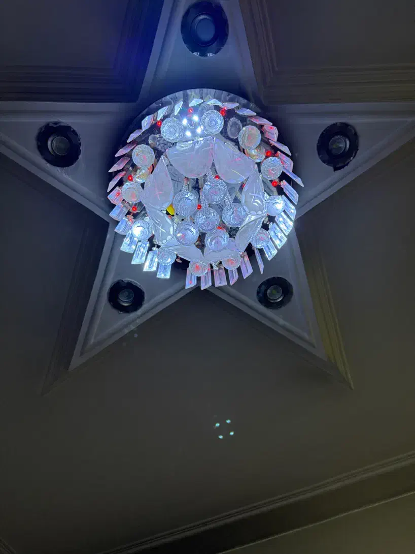 ۳ عدد لوستر کریستال موزیکال|لوستر و چراغ آویز|تهران, علی‌آباد|دیوار