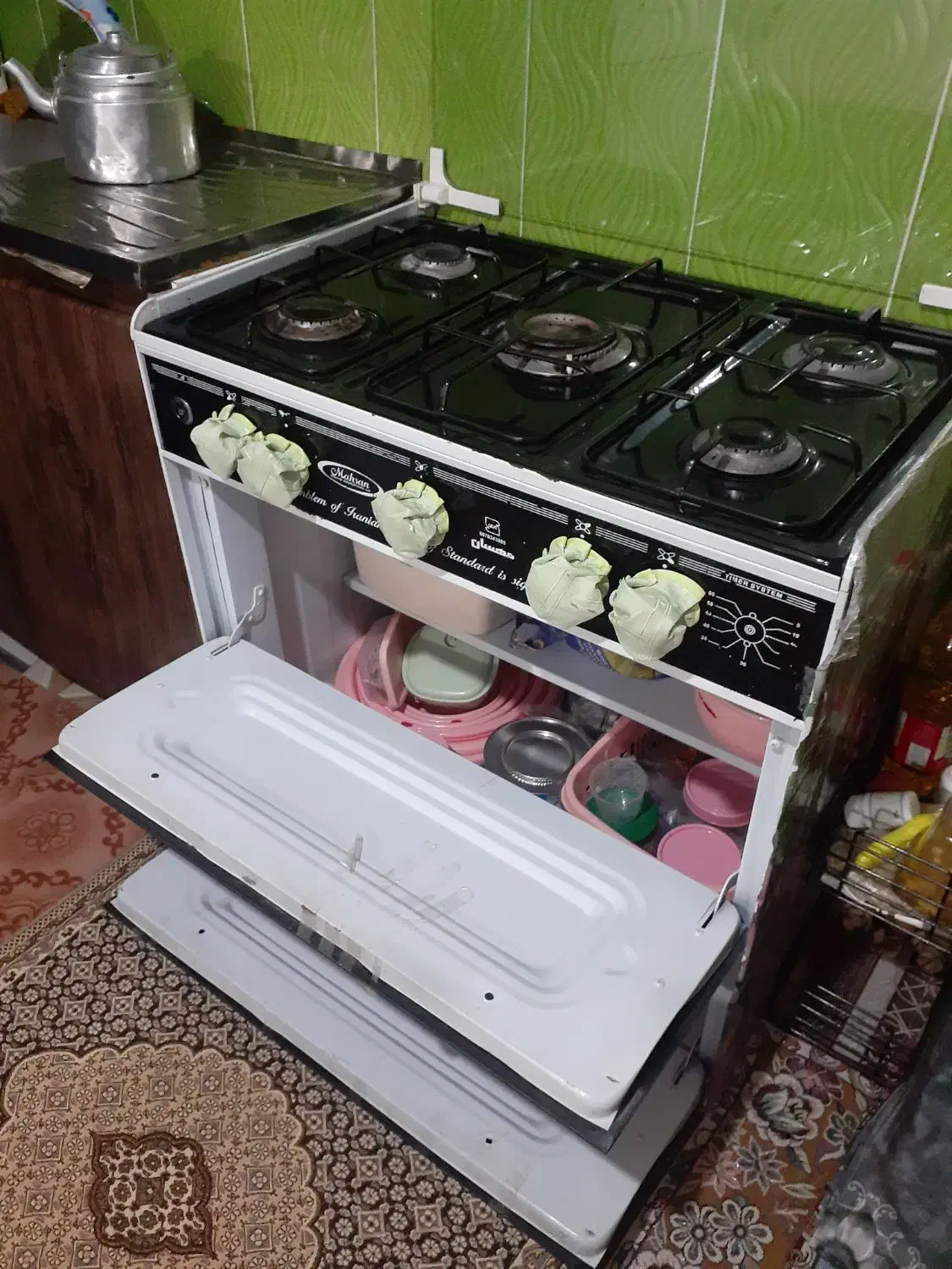 فروش گاز ۵ شعله|اجاق گاز و لوازم برقی پخت‌وپز|مینودشت, |دیوار