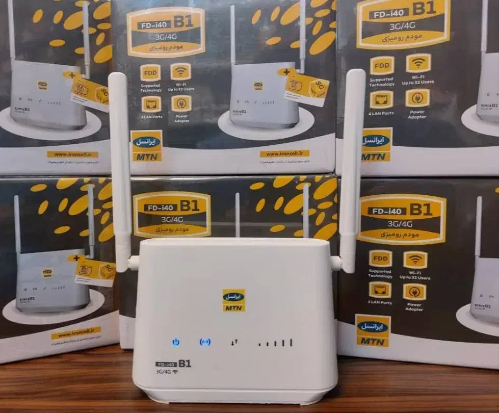 مودم ایرانسل i40 B1 به دوربین ماینر باغ خانه 5G 4G|مودم و تجهیزات شبکه|تبریز, |دیوار