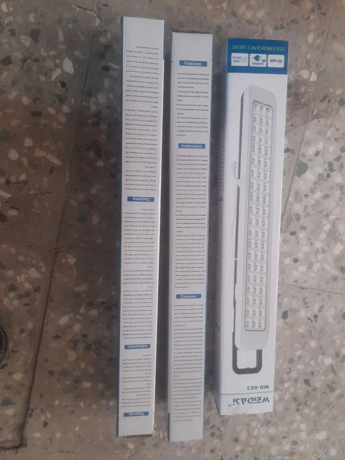 چراغ شارژی LED پُرنور|ریسه و چراغ تزئینی|اصفهان, پرتمان|دیوار