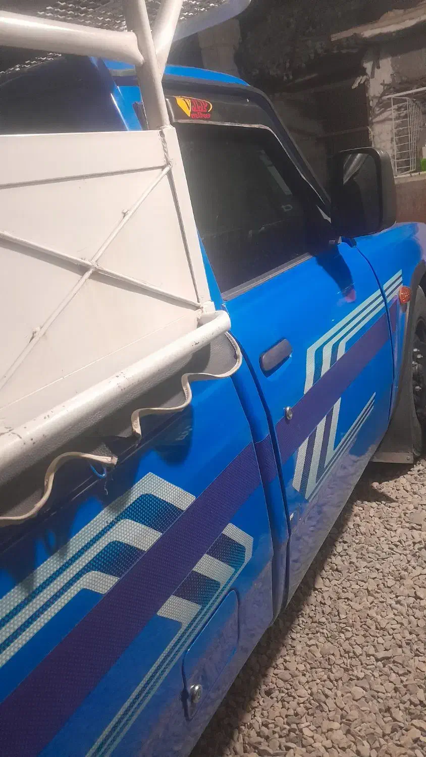 وانت نیسان آبی تک سوز|خودرو سواری و وانت|کازرون, |دیوار