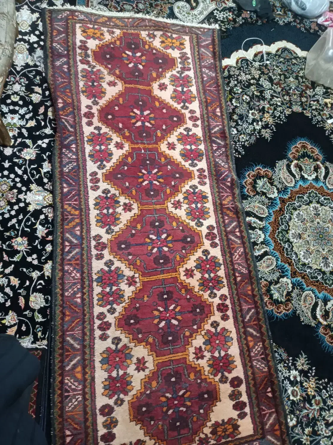 قالی دستباف|فرش|کرمانشاه, |دیوار