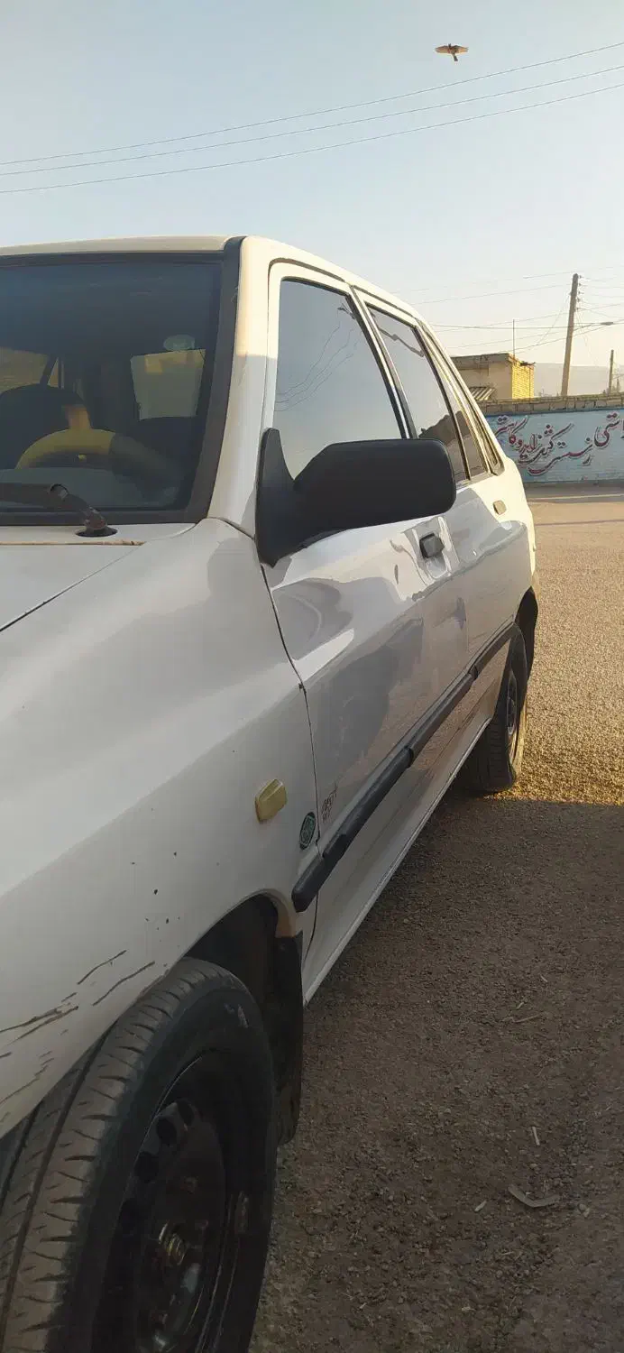 پراید سفید دوگانه فابریک مدل 91 روغنی|خودرو سواری و وانت|ایذه, |دیوار