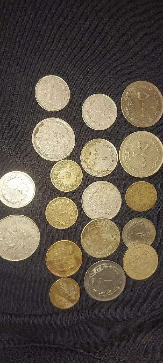 سکه هایی قدیمی عتیقه|کلکسیون سکه، تمبر، اسکناس|چادگان, |دیوار