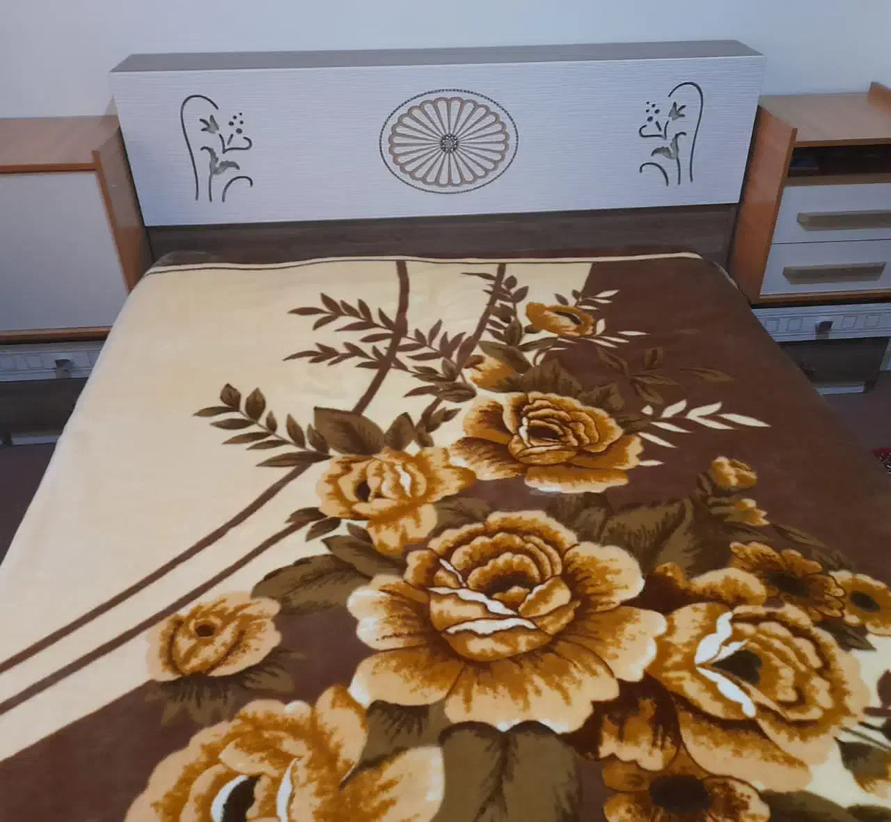 تخت خواب دو نفره MDF|تخت و سرویس خواب|تهران, افسریه جنوبی|دیوار