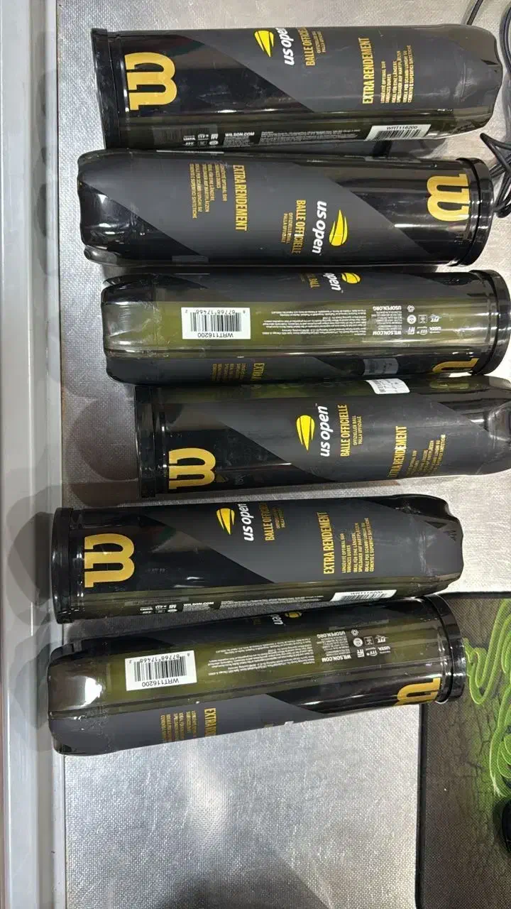 قوطی توپ تنیس اورجینال ۴ تایی ویلسون us open|ورزشهای توپی|شیراز, شهرک پرواز|دیوار