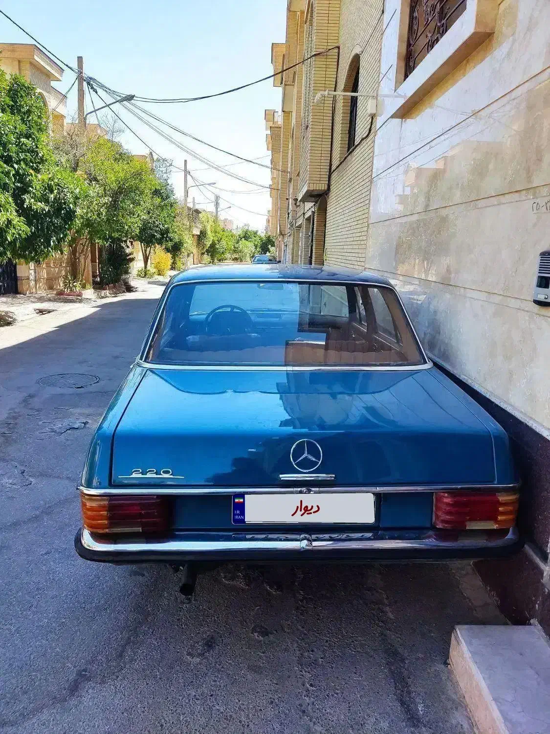 بنز کلکسیونی رنگ آبی دیپلمات|خودرو کلاسیک|شیراز, اصلاح‌نژاد|دیوار