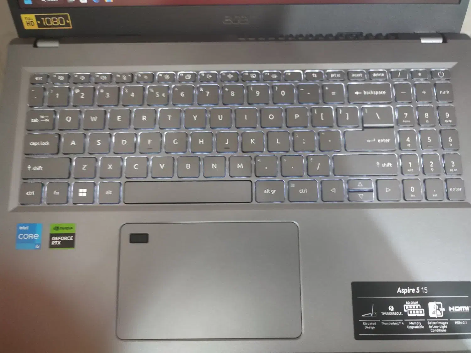 Acer Aspire 4gb rtx2050 i513420h|رایانه همراه|تبریز, |دیوار