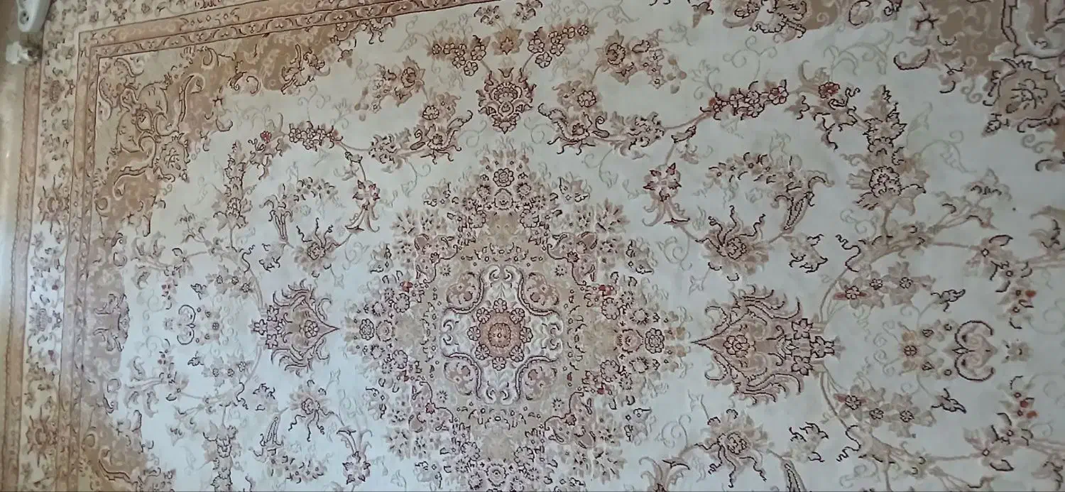 فرش ۷۰۰ شانه نقش برجسته ۶ متری سالم|فرش|کرمانشاه, |دیوار