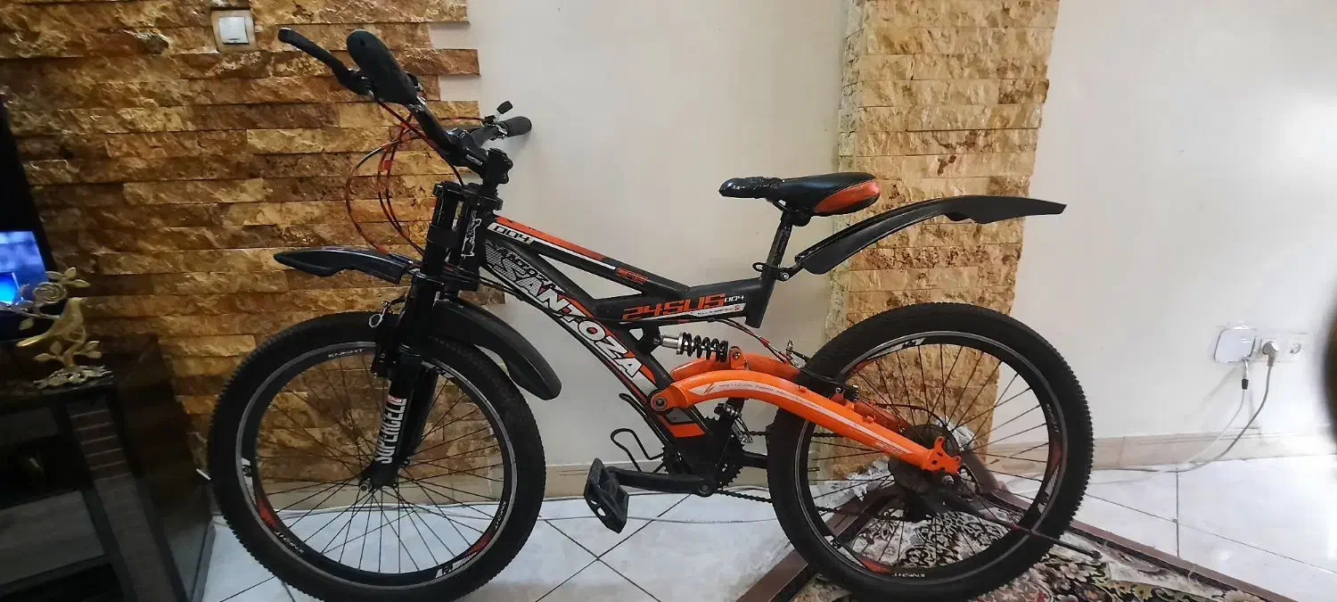 دوچرخه دنده ای سایز۲۴ سالم و سلامت درحدنو|دوچرخه، اسکیت، اسکوتر|تهران, بروجردی|دیوار