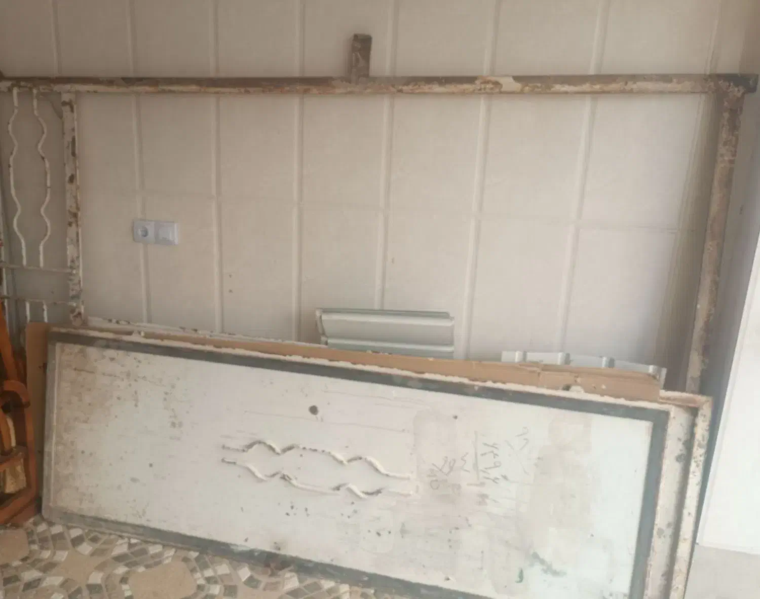 درب آهنی ساختمانی|مصالح و تجهیزات ساختمان|ساوه, |دیوار