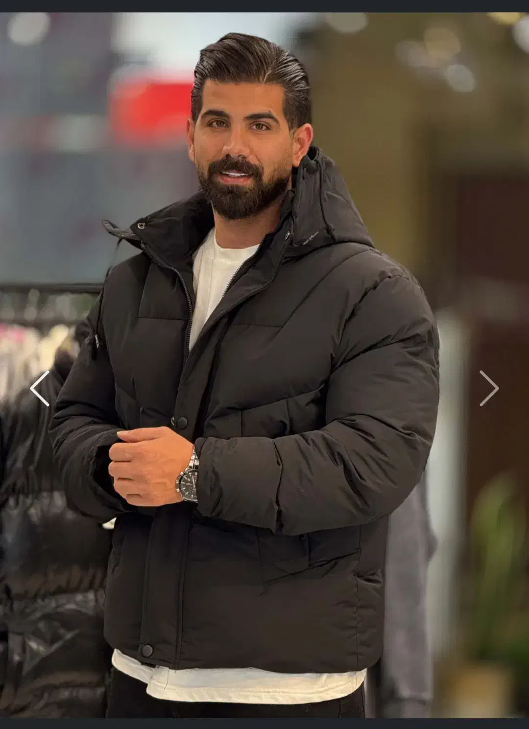 کاپشن برزنت رنگ مشکی کاملا نو|لباس|تربت جام, المهدی|دیوار