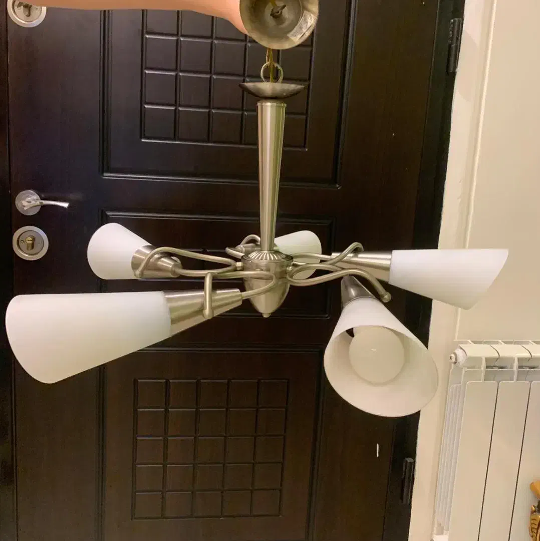 لوستر ۵ شاخه|لوستر و چراغ آویز|تهران, قنات‌کوثر|دیوار